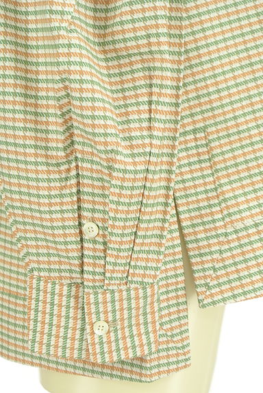 L'EQUIPE YOSHIE INABA（レキップヨシエイナバ）の古着「バンドカラ―チェックシャツ（カジュアルシャツ）」大画像５へ