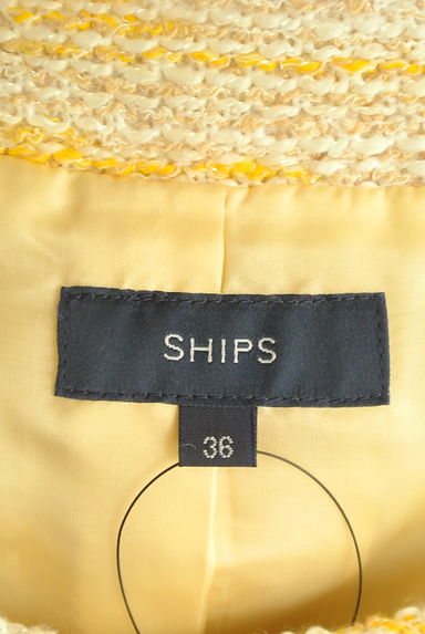 SHIPS（シップス）の古着「ノーカラーコットン混ニットジャケット（ジャケット）」大画像６へ