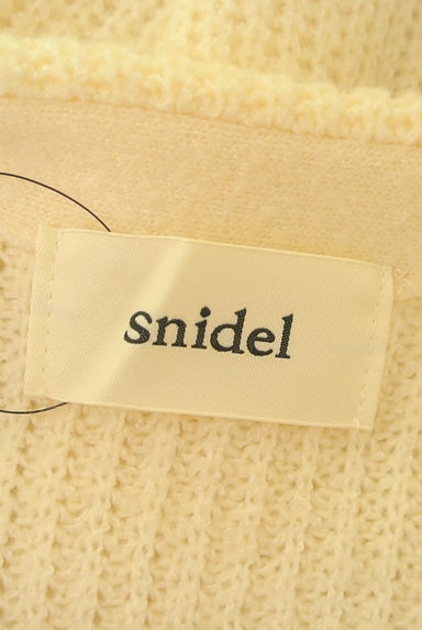 Snidel（スナイデル）の古着「花ビジューボタンロングニットカーディガン（カーディガン・ボレロ）」大画像６へ