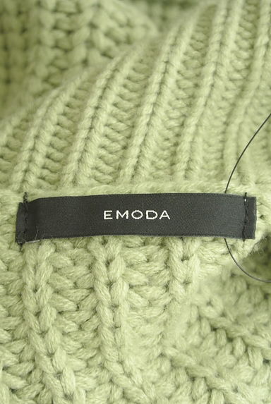 EMODA（エモダ）の古着「レースアップハイネックワイドニット（セーター）」大画像６へ