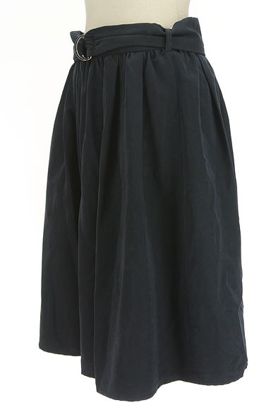 Te chichi（テチチ）の古着「ベルト付きミディスウェードスカート（スカート）」大画像３へ