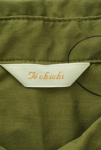 Te chichi（テチチ）の古着「ウエストリボン膝下丈シャツワンピース（ワンピース・チュニック）」大画像６へ