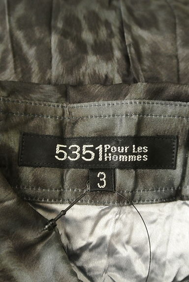 5351 POUR LES HOMMES（５３５１プール・オム）の古着「レオパード柄シワ加工シャツ（カジュアルシャツ）」大画像６へ