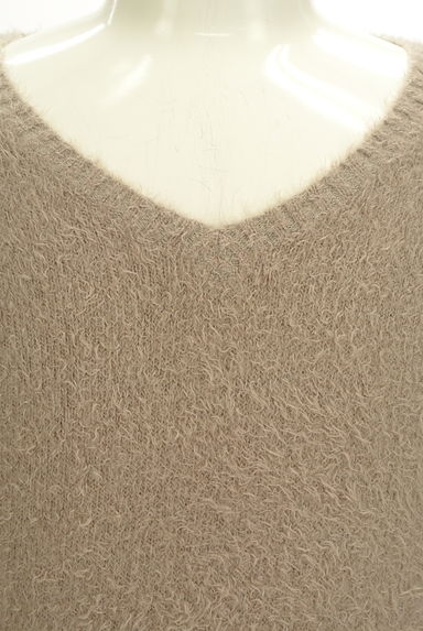 5351 POUR LES HOMMES（５３５１プール・オム）の古着「Vネックシャギーニットトップス（ニット）」大画像４へ