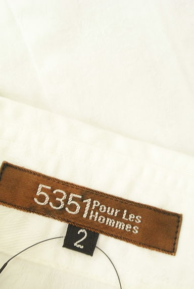 5351 POUR LES HOMMES（５３５１プール・オム）の古着「花柄ジャガードシャツ（カジュアルシャツ）」大画像６へ