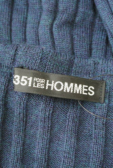 5351 POUR LES HOMMES（５３５１プール・オム）の古着「Vネックリブニットトップス（ニット）」大画像６へ