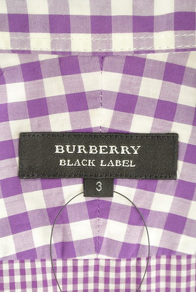 BURBERRY BLACK LABEL（バーバリーブラックレーベル）の古着「ギンガムチェック柄シャツ（カジュアルシャツ）」大画像６へ