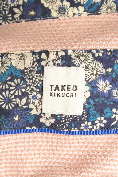 TAKEO KIKUCHI（タケオキクチ）の古着「花柄アクセントポロシャツ（ポロシャツ）」大画像６へ