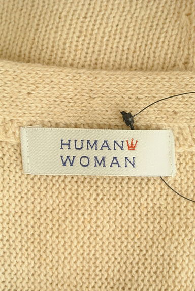 HUMAN WOMAN（ヒューマンウーマン）の古着「ボートネックリネン混ニットトップス（ニット）」大画像６へ