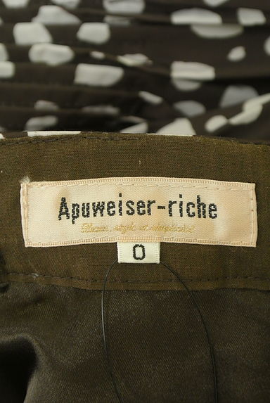 Apuweiser riche（アプワイザーリッシェ）の古着「ダルメシアン柄ピンタックロングスカート（ロングスカート・マキシスカート）」大画像６へ