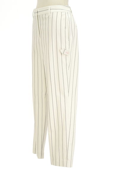 PLST（プラステ）の古着「ストライプテーパードパンツ（パンツ）」大画像４へ