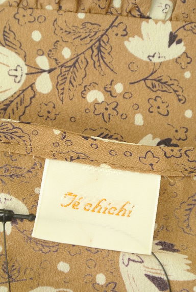 Te chichi（テチチ）の古着「花柄切替ギャザーブラウス（カットソー・プルオーバー）」大画像６へ