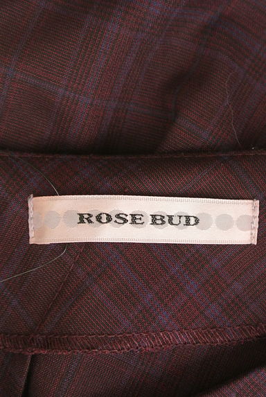 ROSE BUD（ローズバッド）の古着「ボリュームフリル七分袖チェック柄カットソー（カットソー・プルオーバー）」大画像６へ