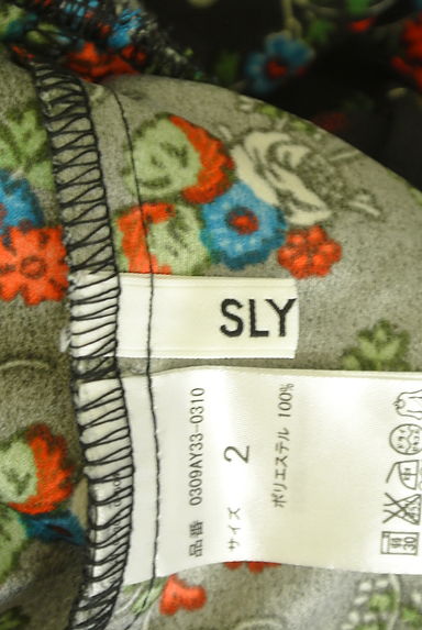 SLY（スライ）の古着「バックレースアップ花柄コンビネゾン（コンビネゾン・オールインワン）」大画像６へ
