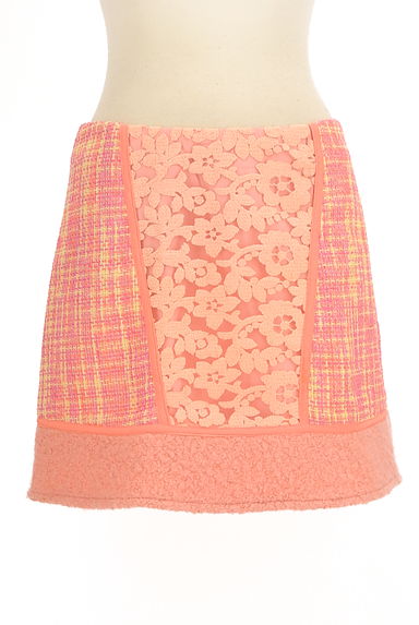 MERCURYDUO（マーキュリーデュオ）の古着「花刺繍×チェック柄ミニスカート（ミニスカート）」大画像１へ
