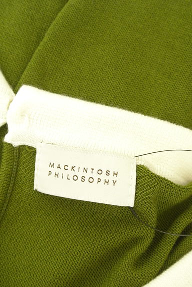 MACKINTOSH PHILOSOPHY（マッキントッシュ フィロソフィー）の古着「襟付きフレンチスリーブニット（ニット）」大画像６へ