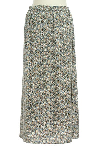 INDIVI（インディヴィ）の古着「花柄ギャザーロングスカート（ロングスカート・マキシスカート）」大画像２へ
