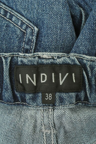 INDIVI（インディヴィ）の古着「バックポケット刺繍デニムパンツ（デニムパンツ）」大画像６へ