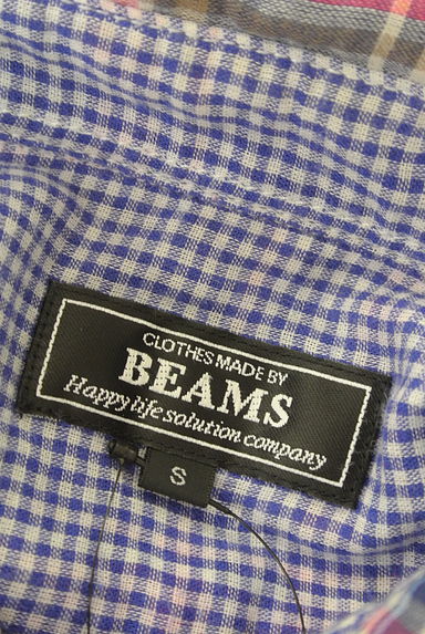 BEAMS Men's（ビームス　メンズ）の古着「チェック柄シャツ（カジュアルシャツ）」大画像６へ