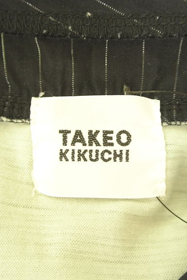 TAKEO KIKUCHI（タケオキクチ）の古着「ラメストライプ切替プルオーバー（カットソー・プルオーバー）」大画像６へ
