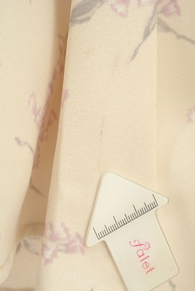MISCH MASCH（ミッシュマッシュ）の古着「ウエストリボン花柄ワンピース（ワンピース・チュニック）」大画像５へ
