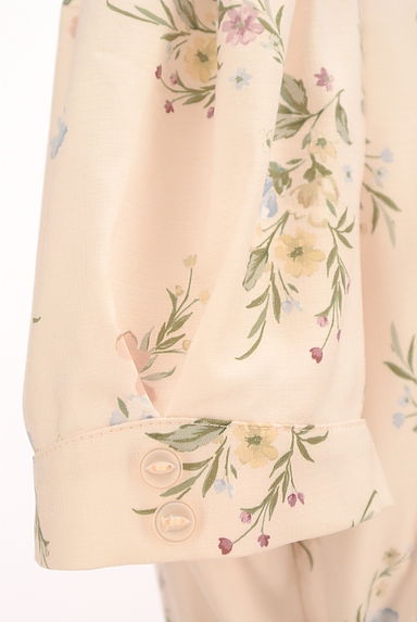 LAISSE PASSE（レッセパッセ）の古着「ベルト付き花柄フェミニン膝下ワンピース（ワンピース・チュニック）」大画像４へ