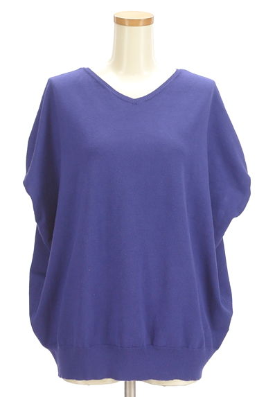 antiqua（アンティカ）の古着「オーバーサイズフレンチスリーブニット（ニット）」大画像１へ