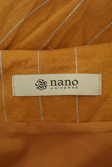 nano・universe（ナノユニバース）の古着「ベルト付きストライプリネンロングスカート（ロングスカート・マキシスカート）」大画像６へ