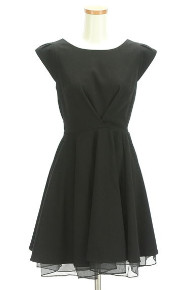 JILL by JILLSTUART（ジルバイジルスチュアート）の古着「バックリボンフレンチスリーブミニワンピース（ワンピース・チュニック）」大画像１へ