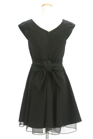 JILL by JILLSTUART（ジルバイジルスチュアート）の古着「バックリボンフレンチスリーブミニワンピース（ワンピース・チュニック）」大画像２へ