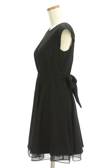 JILL by JILLSTUART（ジルバイジルスチュアート）の古着「バックリボンフレンチスリーブミニワンピース（ワンピース・チュニック）」大画像３へ