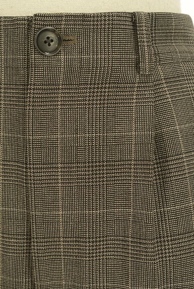 UNITED ARROWS（ユナイテッドアローズ）の古着「スリットヘム裏起毛センタープレスチェックパンツ（パンツ）」大画像４へ