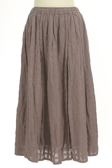 SM2（サマンサモスモス）の古着「凹凸チェックミモレスカート（ロングスカート・マキシスカート）」大画像１へ