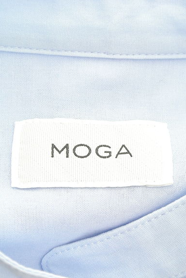MOGA（モガ）の古着「バンドカラ―シアーシャツロングワンピース（ワンピース・チュニック）」大画像６へ
