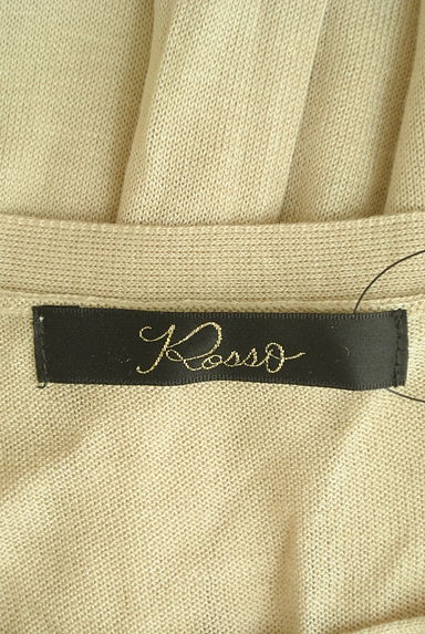 ROSSO（ロッソ）の古着「薄手艶ニットカーディガン（カーディガン・ボレロ）」大画像６へ