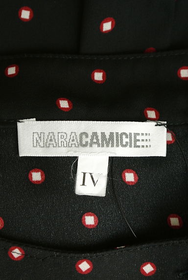NARA CAMICIE（ナラカミーチェ）の古着「フリル付きスクエアドットシフォンブラウス（ブラウス）」大画像６へ