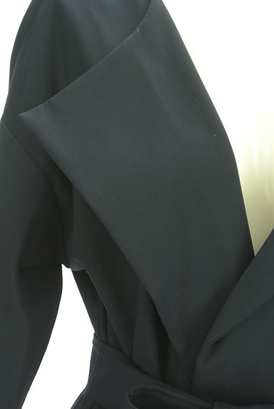 BLACK BY MOUSSY（ブラックバイマウジー）の古着「ビッグショールガウンコート（トレンチコート）」大画像４へ
