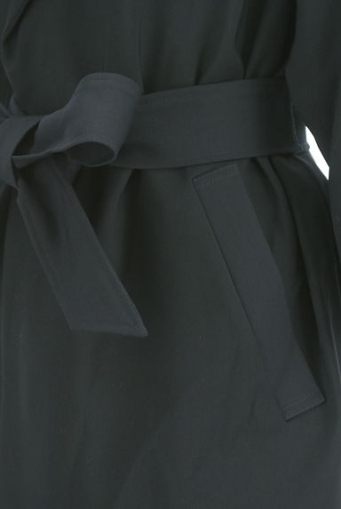 BLACK BY MOUSSY（ブラックバイマウジー）の古着「ビッグショールガウンコート（トレンチコート）」大画像５へ