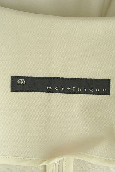 martinique（マルティニーク）の古着「ベルト付きノーカラーロングコート（コート）」大画像６へ