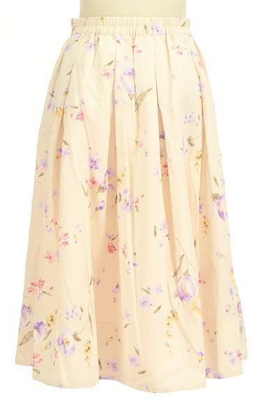 WILLSELECTION（ウィルセレクション）の古着「花柄フレアミモレスカート（ロングスカート・マキシスカート）」大画像２へ
