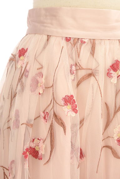 LAISSE PASSE（レッセパッセ）の古着「花刺繍入りミディスカート（ロングスカート・マキシスカート）」大画像４へ