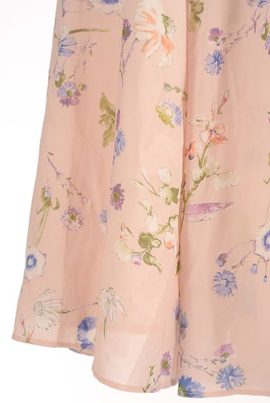 LAISSE PASSE（レッセパッセ）の古着「花柄シフォンミディスカート（スカート）」大画像５へ