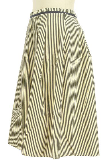 Jocomomola（ホコモモラ）の古着「ストライプミディフレアスカート（スカート）」大画像３へ