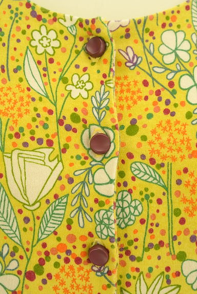Jocomomola（ホコモモラ）の古着「花柄膝上フレアワンピース（ワンピース・チュニック）」大画像４へ
