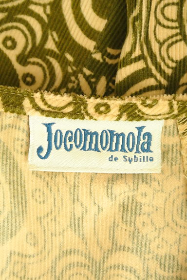 Jocomomola（ホコモモラ）の古着「レトロ花柄膝上コーデュロイワンピース（ワンピース・チュニック）」大画像６へ