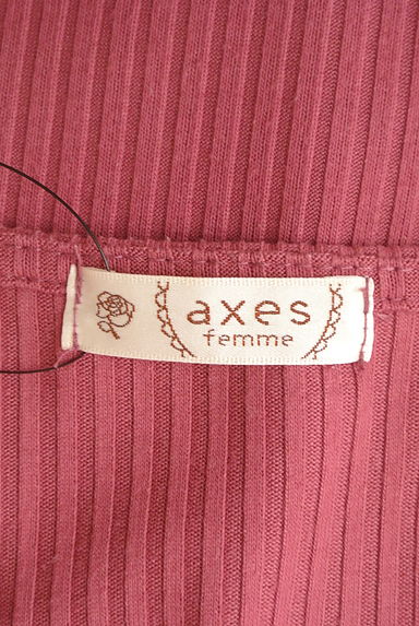 axes femme（アクシーズファム）の古着「刺繍入りチュール袖リブカットソー（カットソー・プルオーバー）」大画像６へ