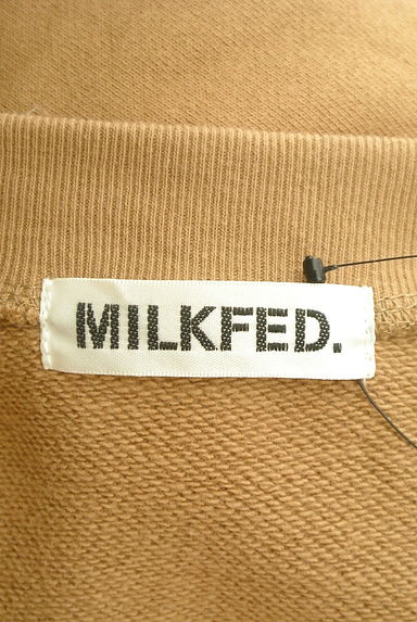 MILKFED.（ミルク フェド）の古着「ロゴプリント入りスリーブ膝下スウェットワンピ（ワンピース・チュニック）」大画像６へ