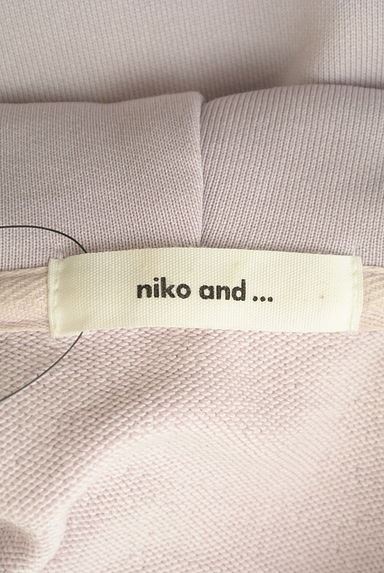 niko and...（ニコ アンド）の古着「サイドリブ切替ビッグパーカー（スウェット・パーカー）」大画像６へ