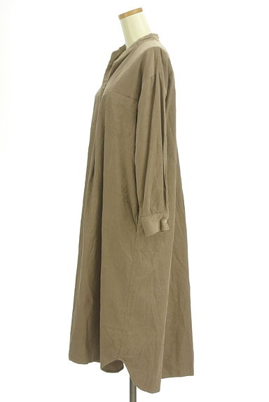 URBAN RESEARCH Sonny Label（サニーレーベル）の古着「キーネックコーデュロイミモレワンピース（ワンピース・チュニック）」大画像３へ