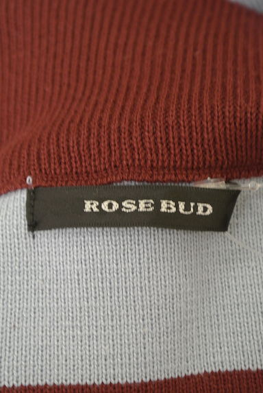 ROSE BUD（ローズバッド）の古着「ボーダーニットタイト膝丈スカート（スカート）」大画像６へ